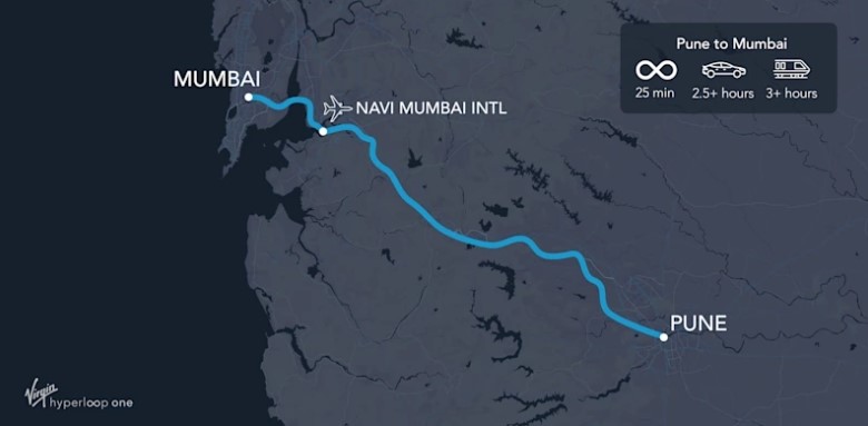 Индийские власти подписали соглашение о сотрудничестве с Virgin Hyperloop One при постройке ветки Hyperloop