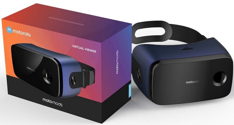 Новый модуль Virtual Viewer MotoMod для смартфонов Moto Z будет представлять собой VR-шлем