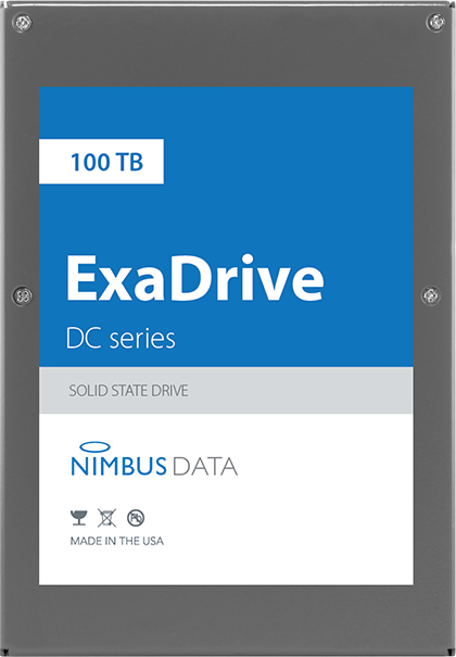 Компания Nimbus Data представила первый в мире SSD ёмкостью 100 ТБ