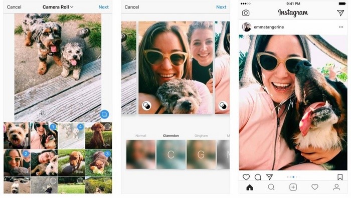 Теперь Instagram поддерживает портретный и ландшафтный режимы фотографий и видео одновременно
