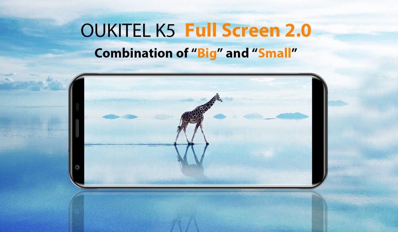 Oukitel K5 — безрамочный смартфон со сдвоенной камерой за $100