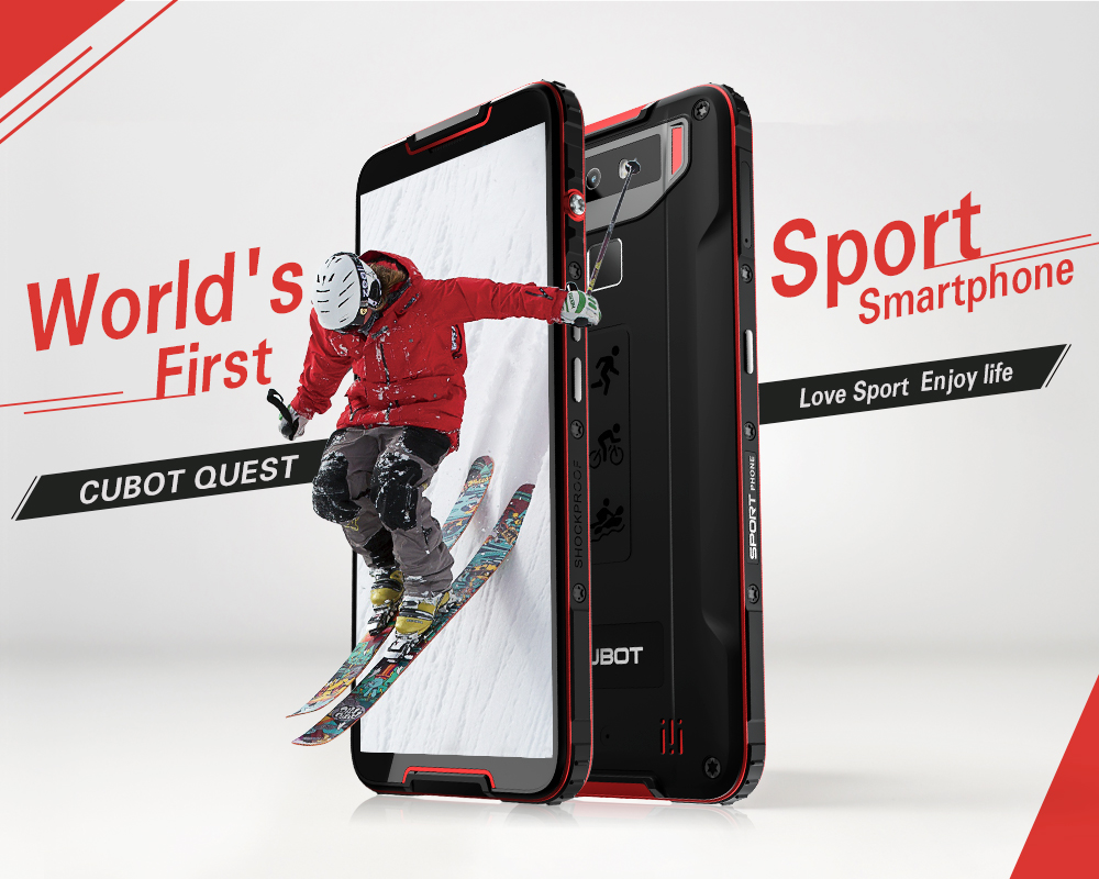 Cubot представила Quest — первый в мире спортивный смартфон