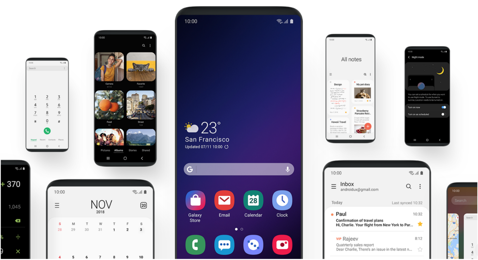 Смартфоны Samsung Galaxy A8 и A9 (2018) в Польше и России первыми начали получать обновление прошивки до Android 9 Pie