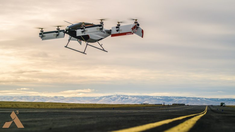 Airbus провела первое испытание беспилотного летающего такси