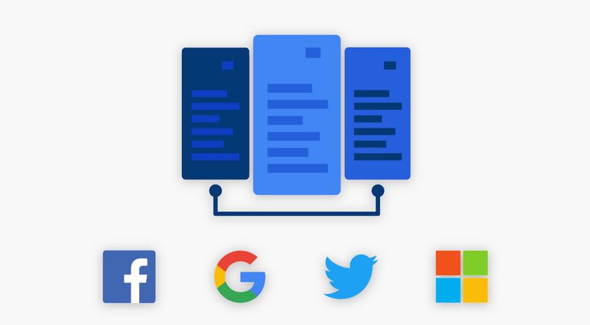 Microsoft, Google, Facebook и Twitter совместно разрабатывают ПО, которое позволит пользователям переносить свои данные с одной платформы на другую