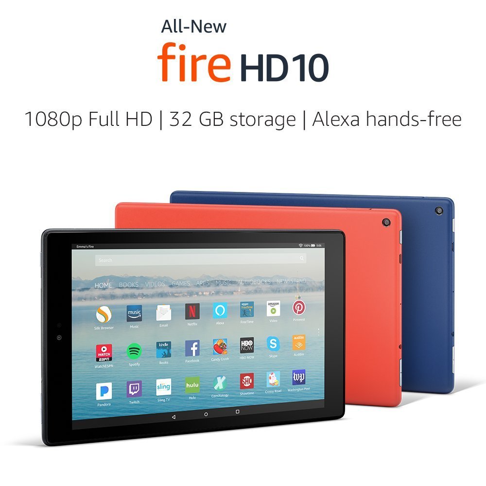 Amazon представила планшет All-New Fire HD 10