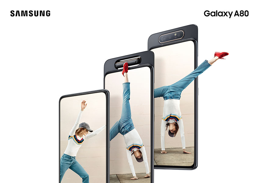 Представлен смартфон Samsung Galaxy A80