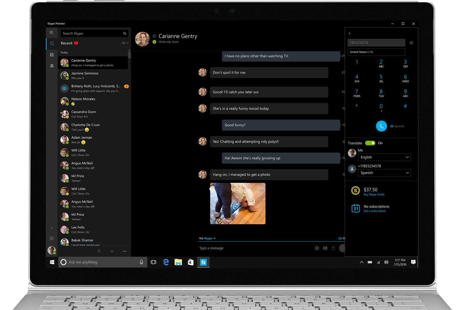 Переводчик Skype теперь работает и при звонках на обычную телефонную линию (для ПК с ОС Windows)