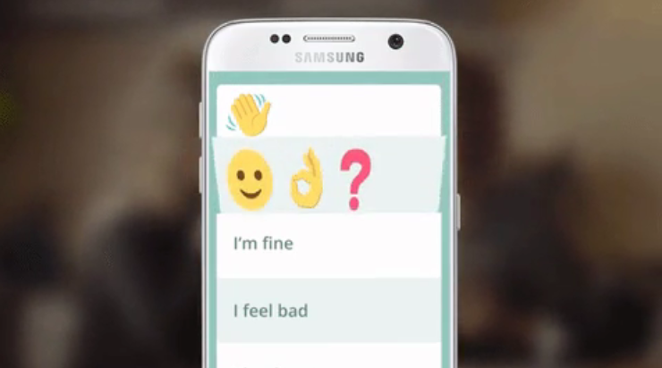 Приложение от Samsung позволит людям с нарушениями речи переводить emoji в текст