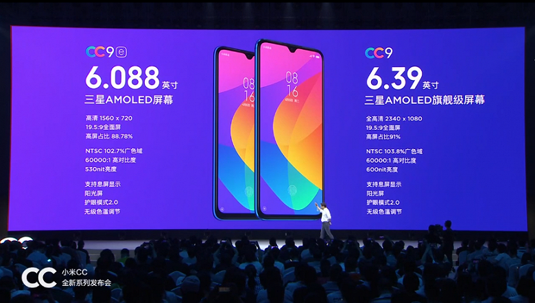 Представлен смартфон Xiaomi CC9e