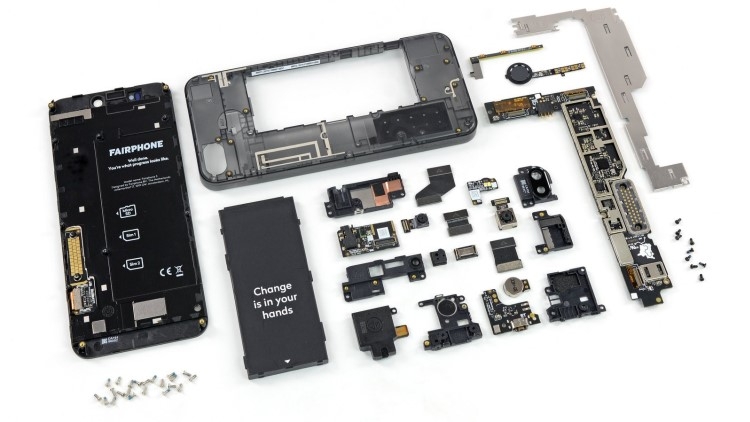 Смартфон Fairphone 3 получил 10 балов по шкале ремонтопригодности iFixit
