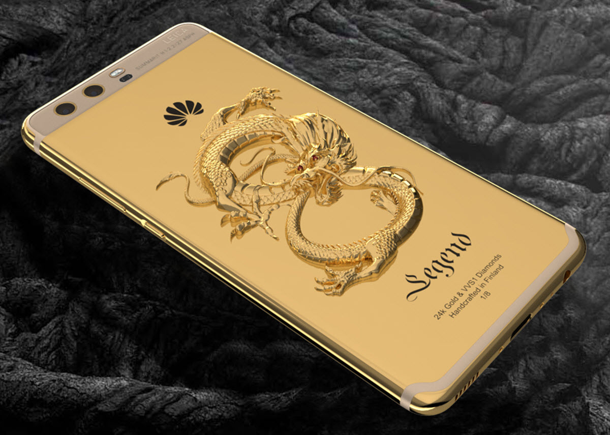 Финская компания Legend покроет смартфон Huawei P10 24-каратным золотом