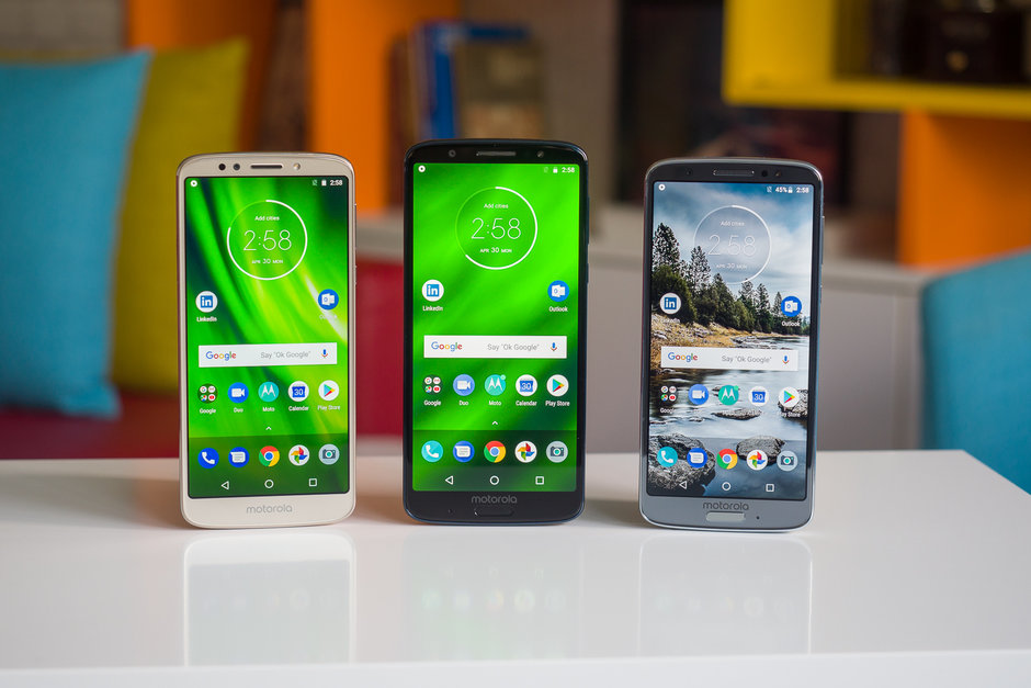 Смартфоны Moto G6 и Moto G6 Play обновляются до Android 9.0 Pie