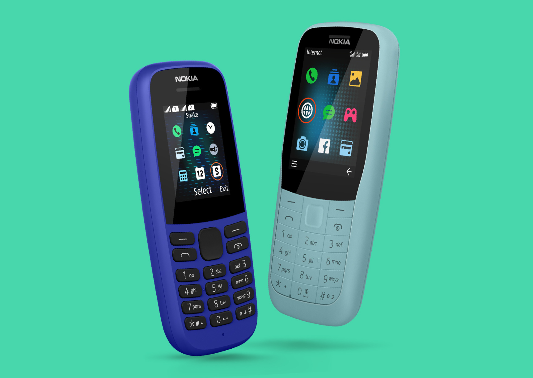 Представлены мобильные телефоны Nokia 220 4G и Nokia 105