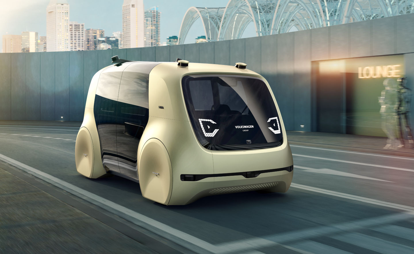 Sedric — полностью автономный автомобиль от Volkswagen