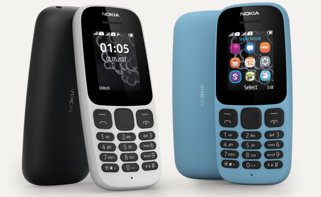 Nokia представила две модели мобильных телефонов: Nokia 105 и Nokia 130