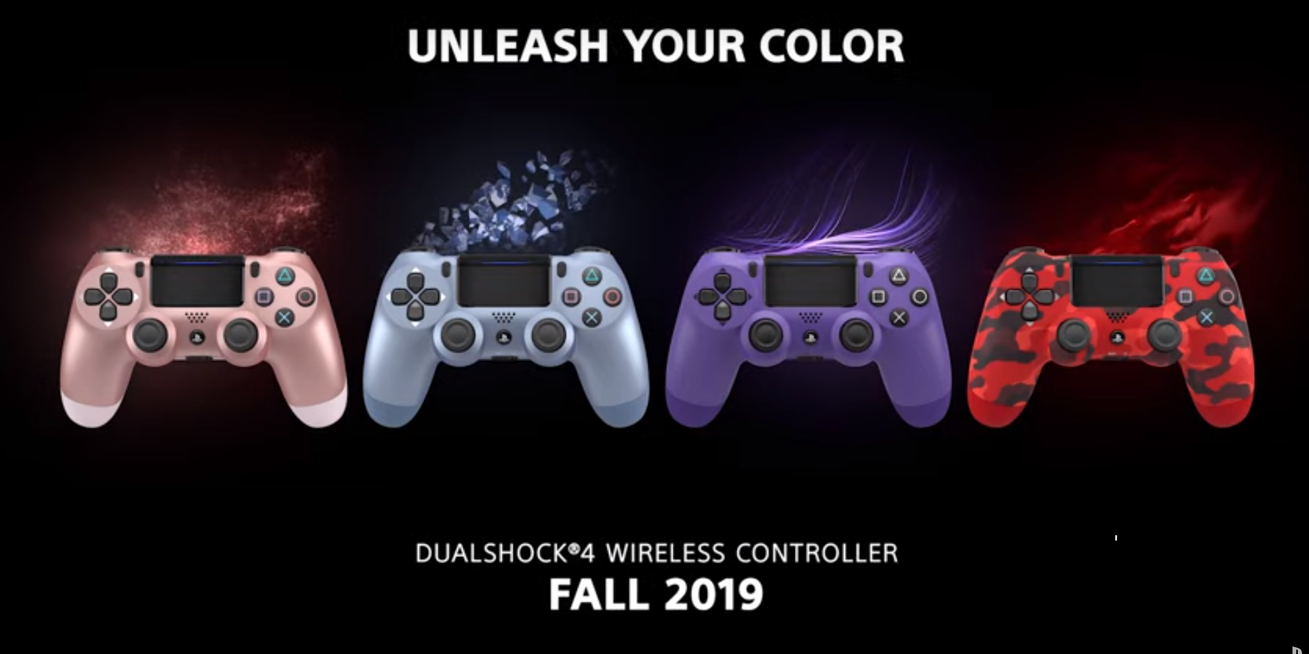 Sony выпустила контроллеры DualShock 4 в четырех новых цветах