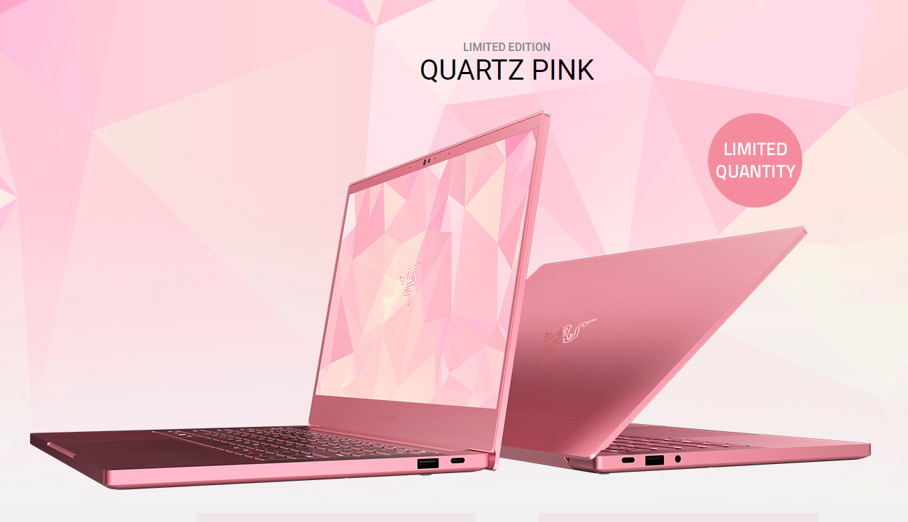 Razer выпустила ноутбук Blade Stealth 13 в розовом цвете