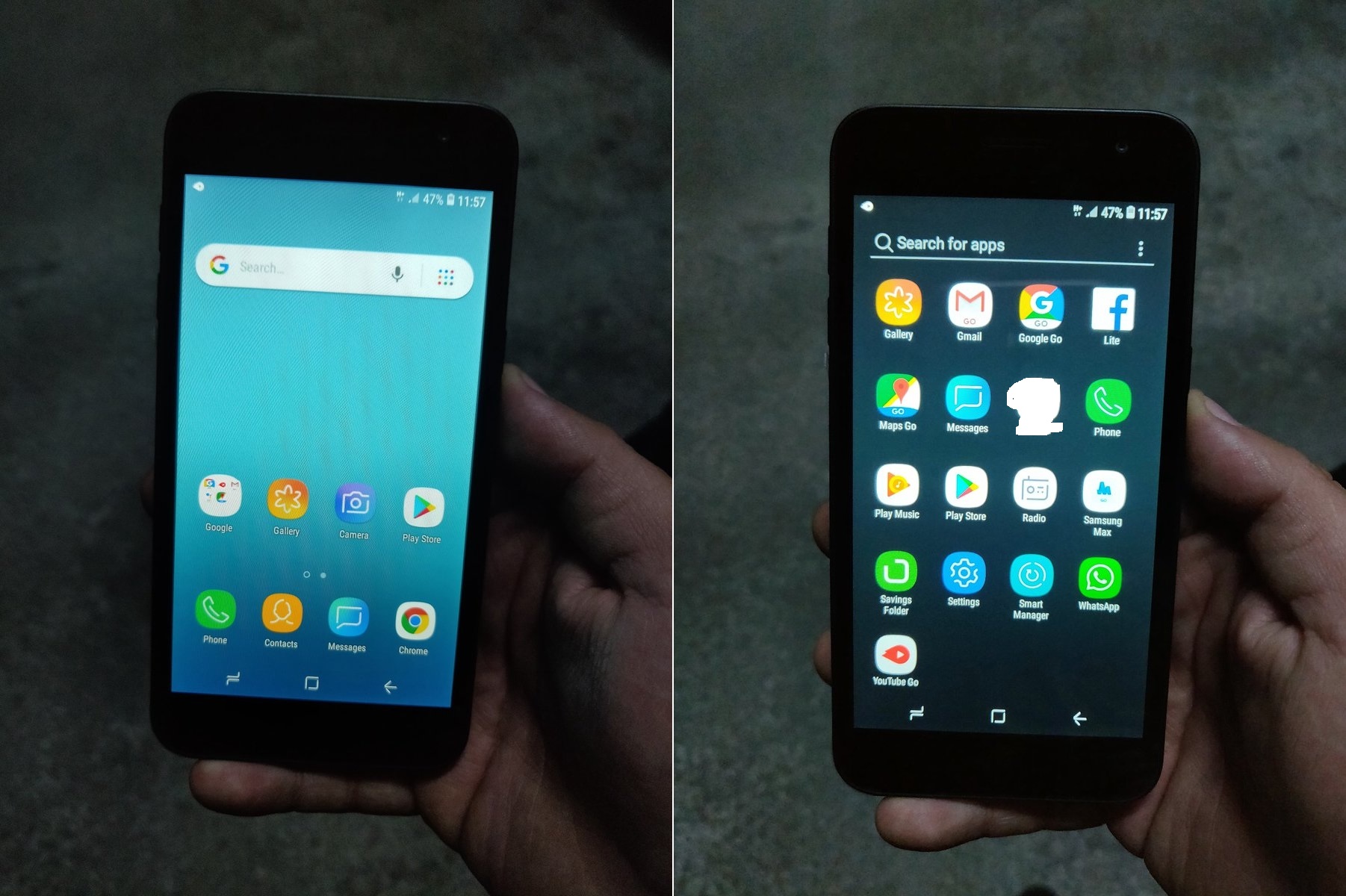 Первый смартфон Samsung с Android Go, будет работать под управлением фирменной оболочки Experience UX, а не «чистой» ОС Android