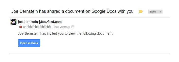Google выпустила официальное предупреждение об электронных письмах со ссылкой на фишинговую страницу Google Docs
