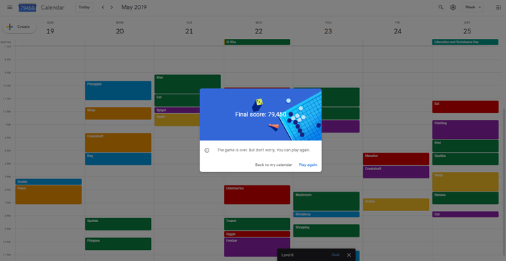 Вторая игра Google в честь 1 апреля «спряталась» в календаре