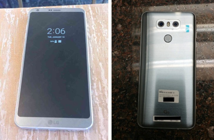 Новые «живые» фото смартфона LG G6