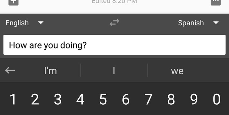 В приложение клавиатуры Gboard 6.1 Beta для Android добавлены встроенный переводчик и новые темы
