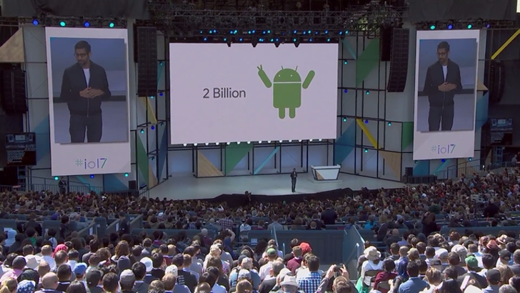 Google объявила, что в настоящее время ОС Android имеет более 2 млрд активных пользователей во всем мире