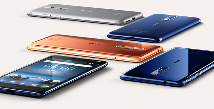 Смартфоны Nokia 3, 5, 6, и 8 получат обновление ОС до Android 8.0 Oreo