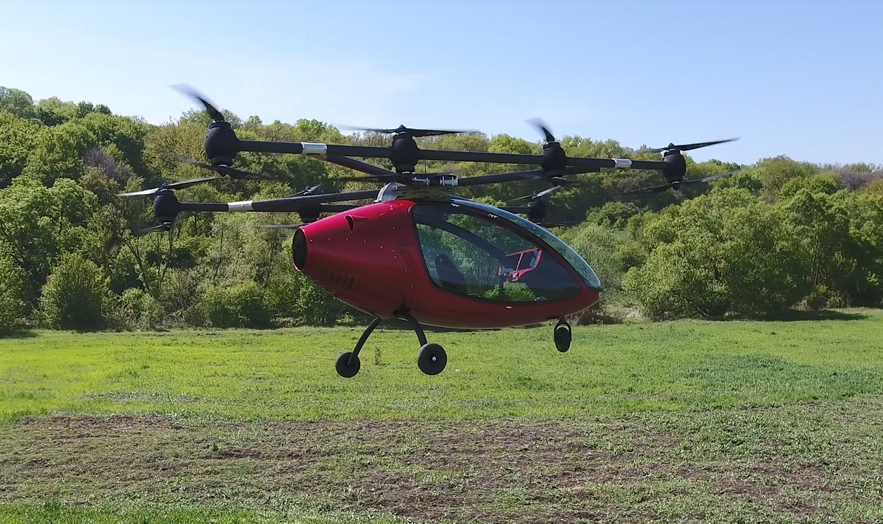 Пассажирский дрон Passenger Drone совершил первый пилотируемый полет