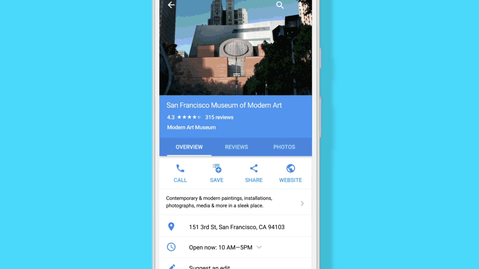 Google добавляет в приложение Карты для Android раздел вопросов и ответов