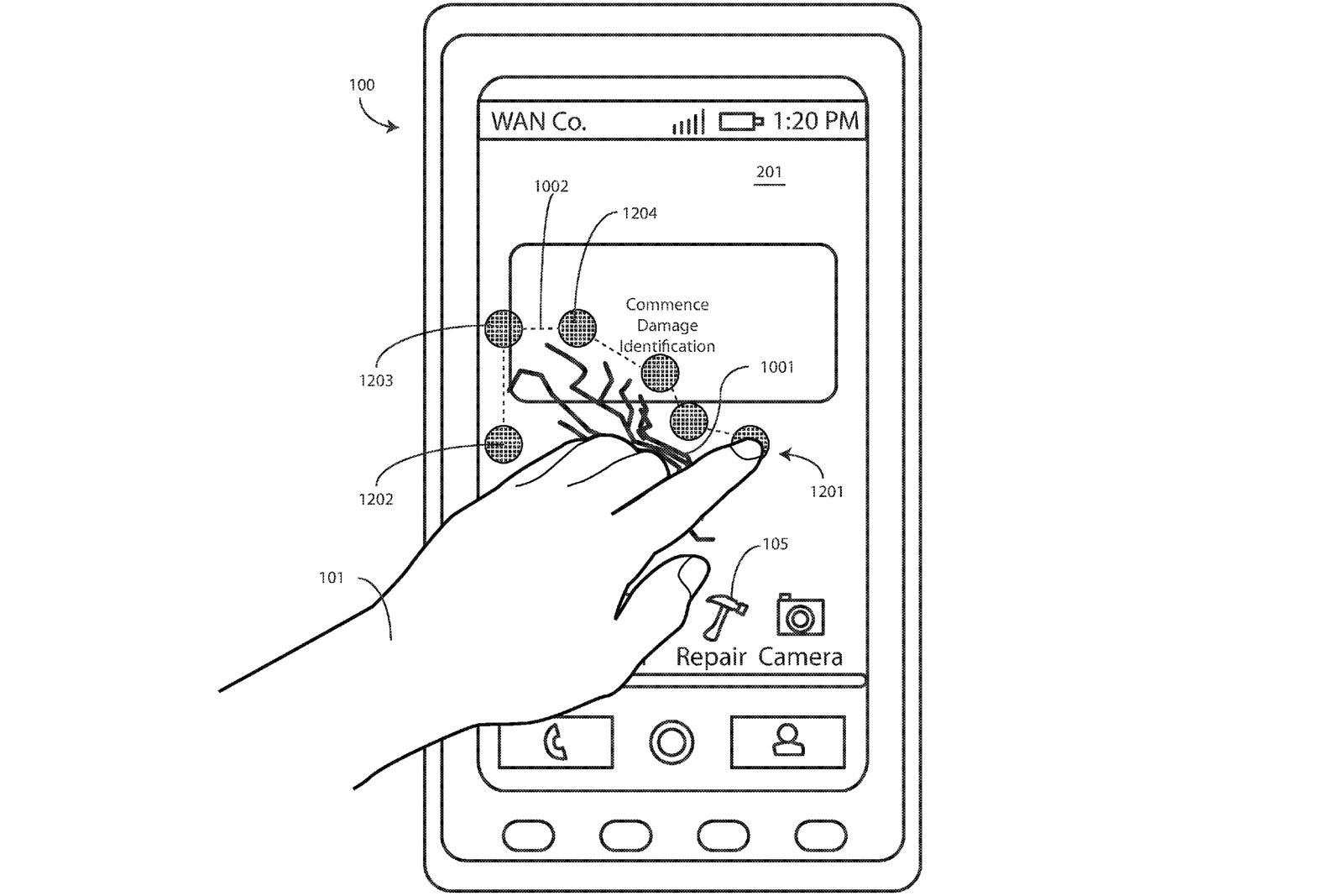 Motorola запатентовала экран для смартфона, который может восстанавливаться после повреждений