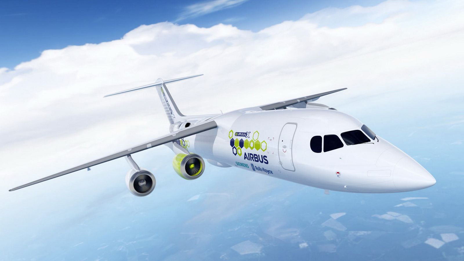 Airbus, Rolls-Royce и Siemens вместе разрабатывают гибридный самолет