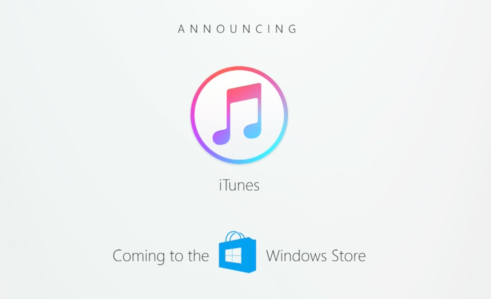 Медиаплеер ITunes от Apple появится в Windows Store