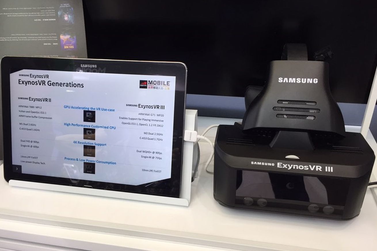 Samsung показала прототип новой VR-гарнитуры под названием Exynos VR III