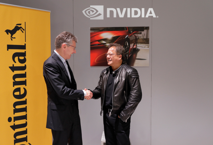 Continental и NVIDIA вместе будут выпускать решения для беспилотных автомобилей