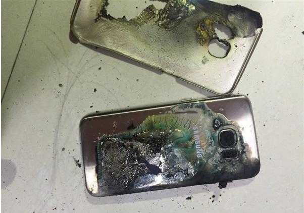 В Китае взорвался смартфон Samsung Galaxy S7