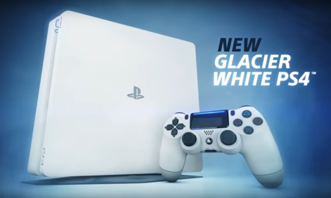 Игровая консоль PlayStation 4 Slim появится в новом цвете — Glacier White