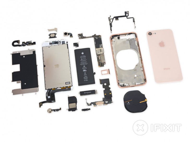 iFixit оценили ремонтопригодность смартфона iPhone 8 в 6 баллов из 10