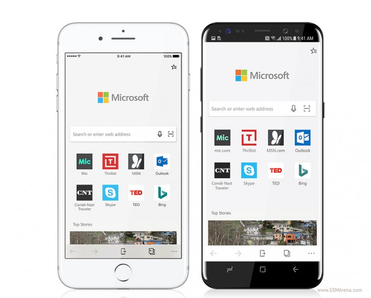 Для iOS и Android стала доступна бета-версия браузера Microsoft Edge