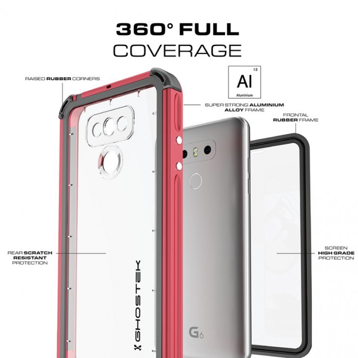 В сети появились первые фотографии смартфона LG G6 в защитном чехле Ghostek