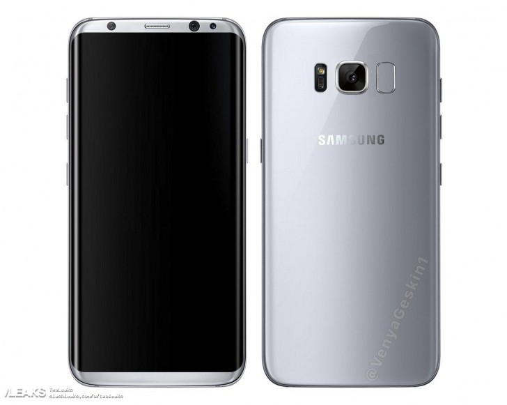 В сети появились предполагаемые официальные изображения смартфона Samsung Galaxy S8