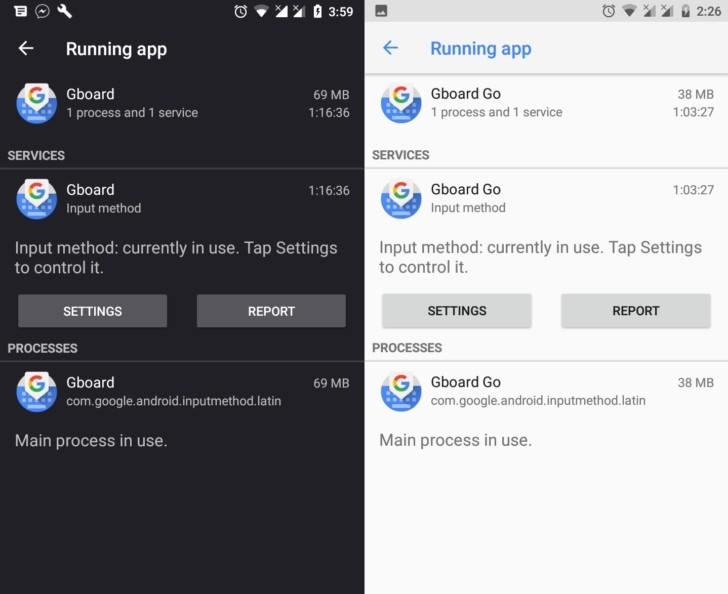 Клавиатура Gboard Go стала доступна для устройств, работающих под управлением ОС Android Oreo 8.1