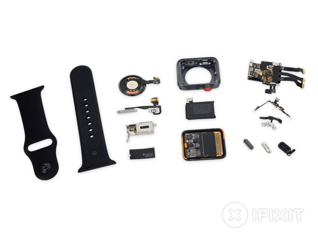 iFixit оценили ремонтопригодность умных часов Apple Watch Series 3