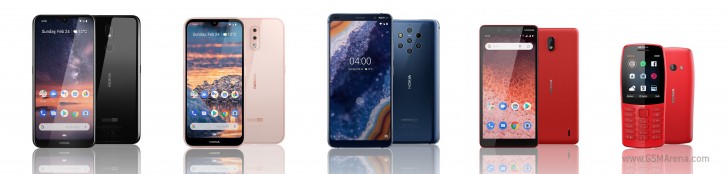 Представлены смартфоны Nokia 1 Plus, Nokia 3.2, Nokia 4.2 и Nokia 210