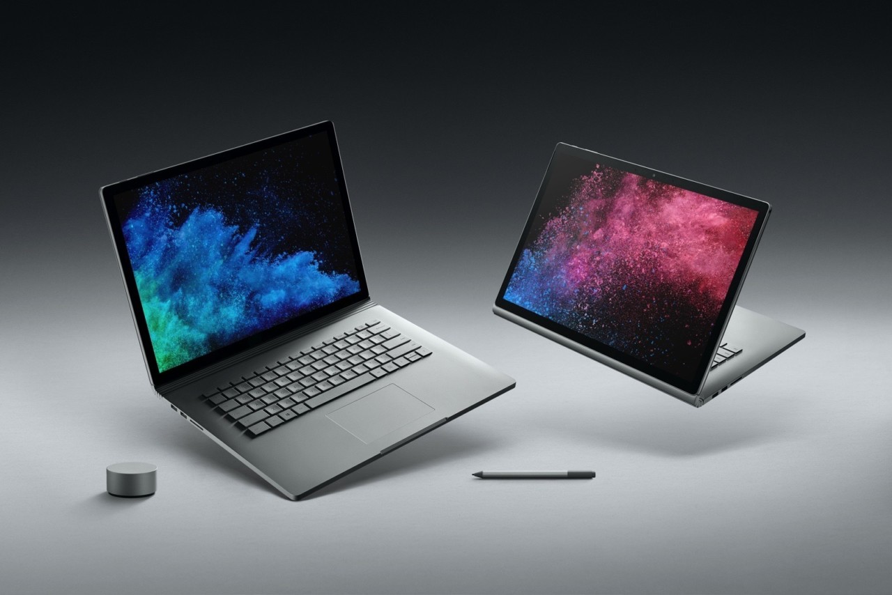 Microsoft представила ноутбуки Surface Book 2