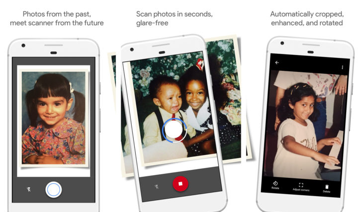 Google представила PhotoScan для Android и IOS — приложение для оцифровки старых фотографий