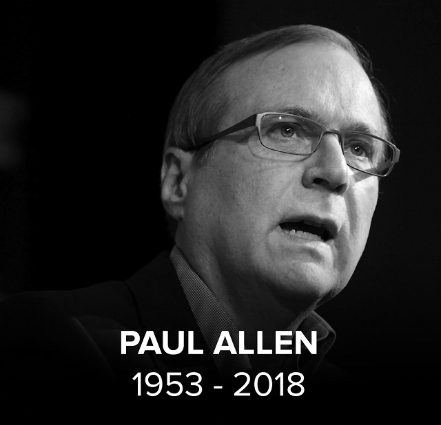Ушел из жизни Пол Аллен — один из основателей Microsoft