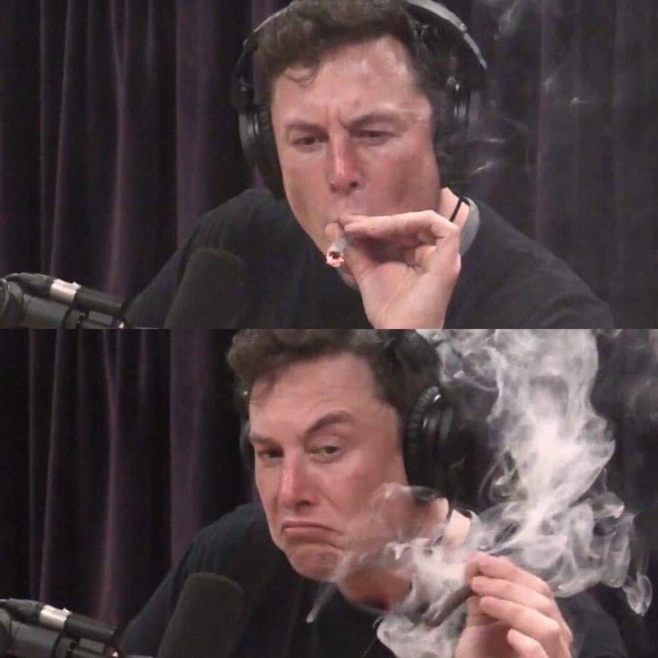 NASA проведет проверку SpaceX из-за того, что Илон Маск курил марихуану в прямом эфире