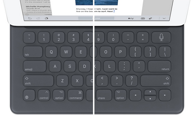 В Сети появился эскиз обновленной клавиатуры Apple Smart Keyboard